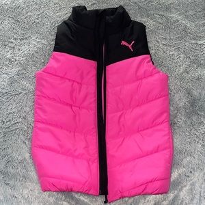 Girls puma puffer vest